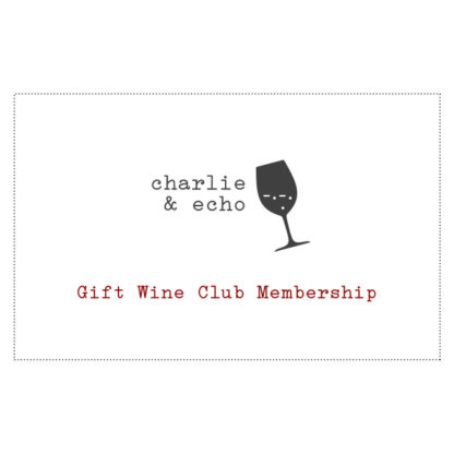Front of Gift Wine Club Membership certificate