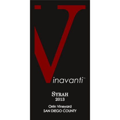 2013 Syrah - Front Label