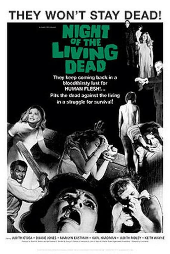 Movie poster for "Night of the Living Dead"