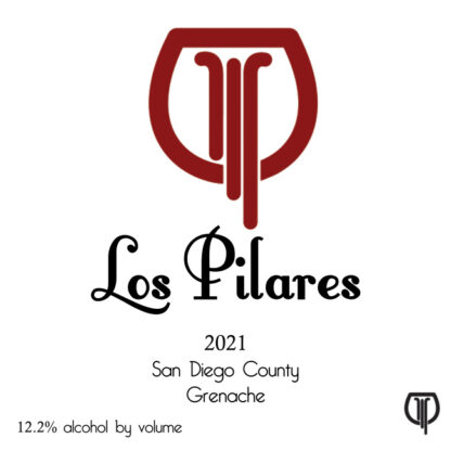 2021 Los Pilares Grenache front label
