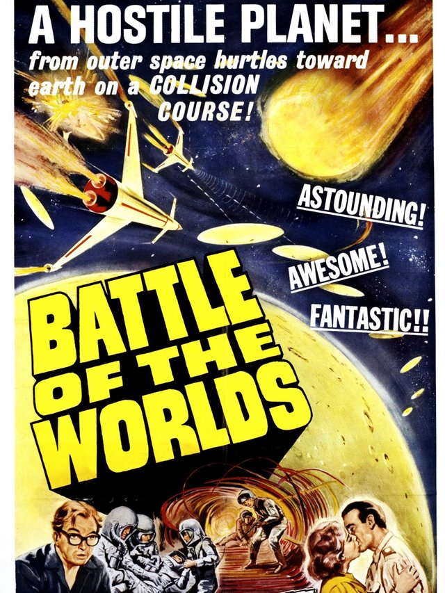 Movie poster for "Battle of the Worlds"