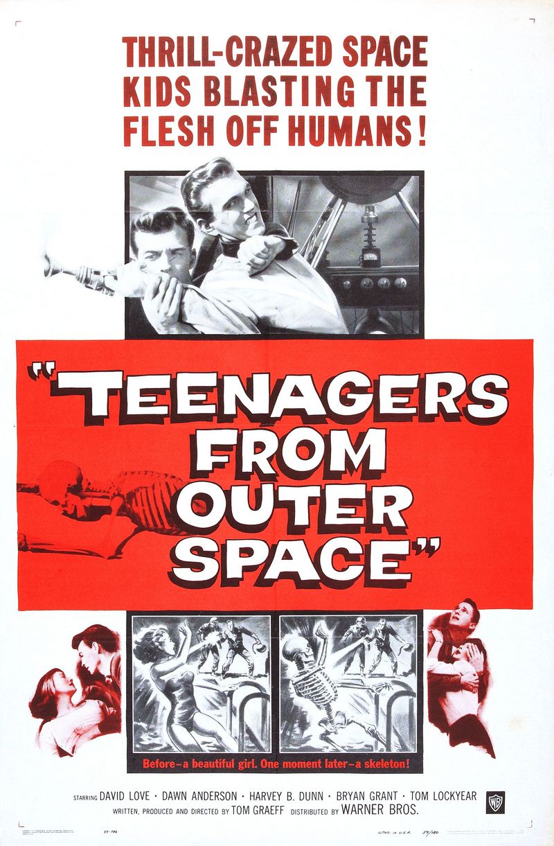 "Teenagers from Outer Space" Movie Poster