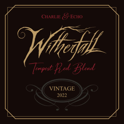 Witherfall Tempest 2022 Wine Label - Front