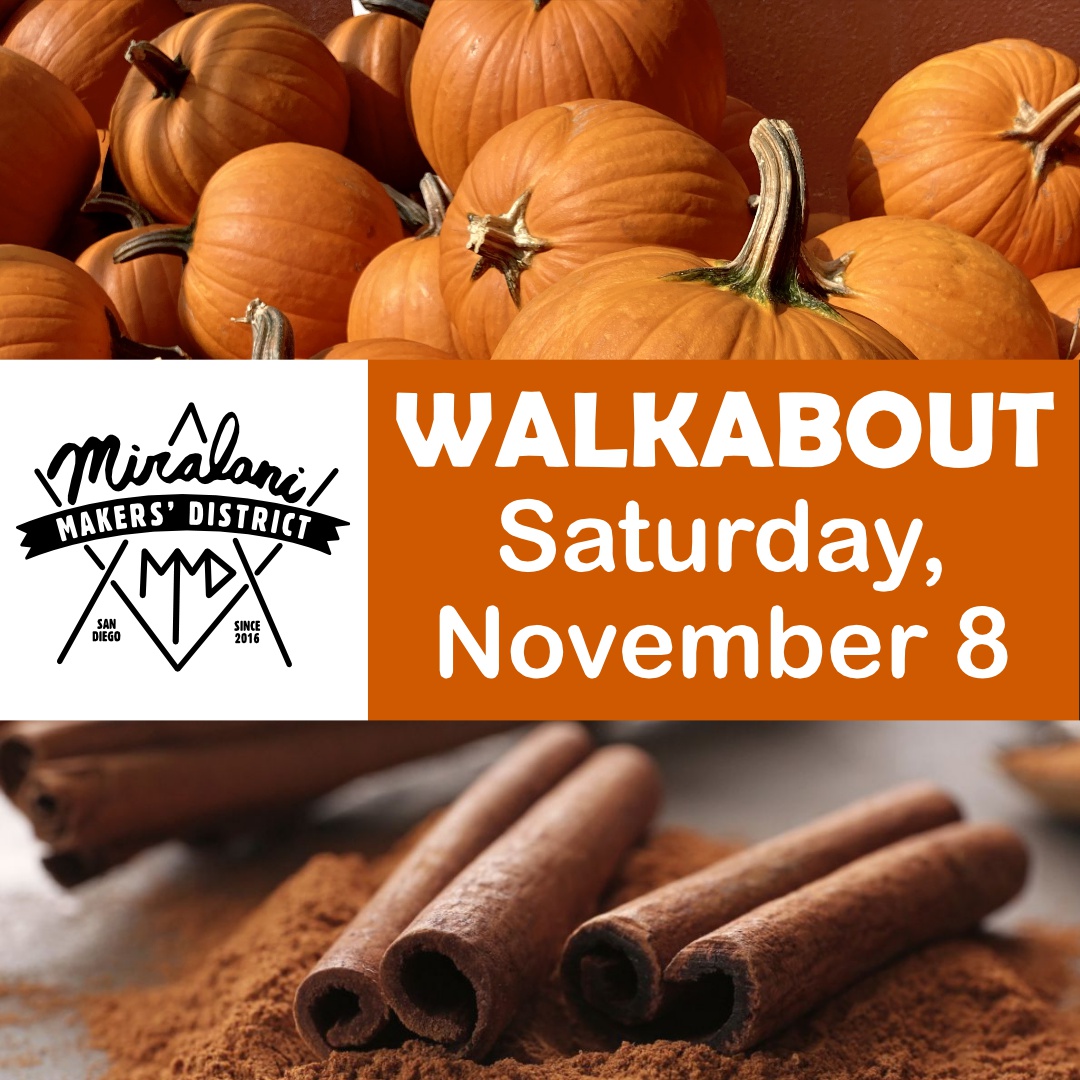 Pumpkin and Cinnamon Walkabout November 8