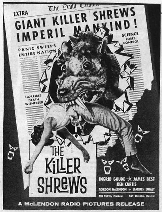 The Killer Shrews movie poster