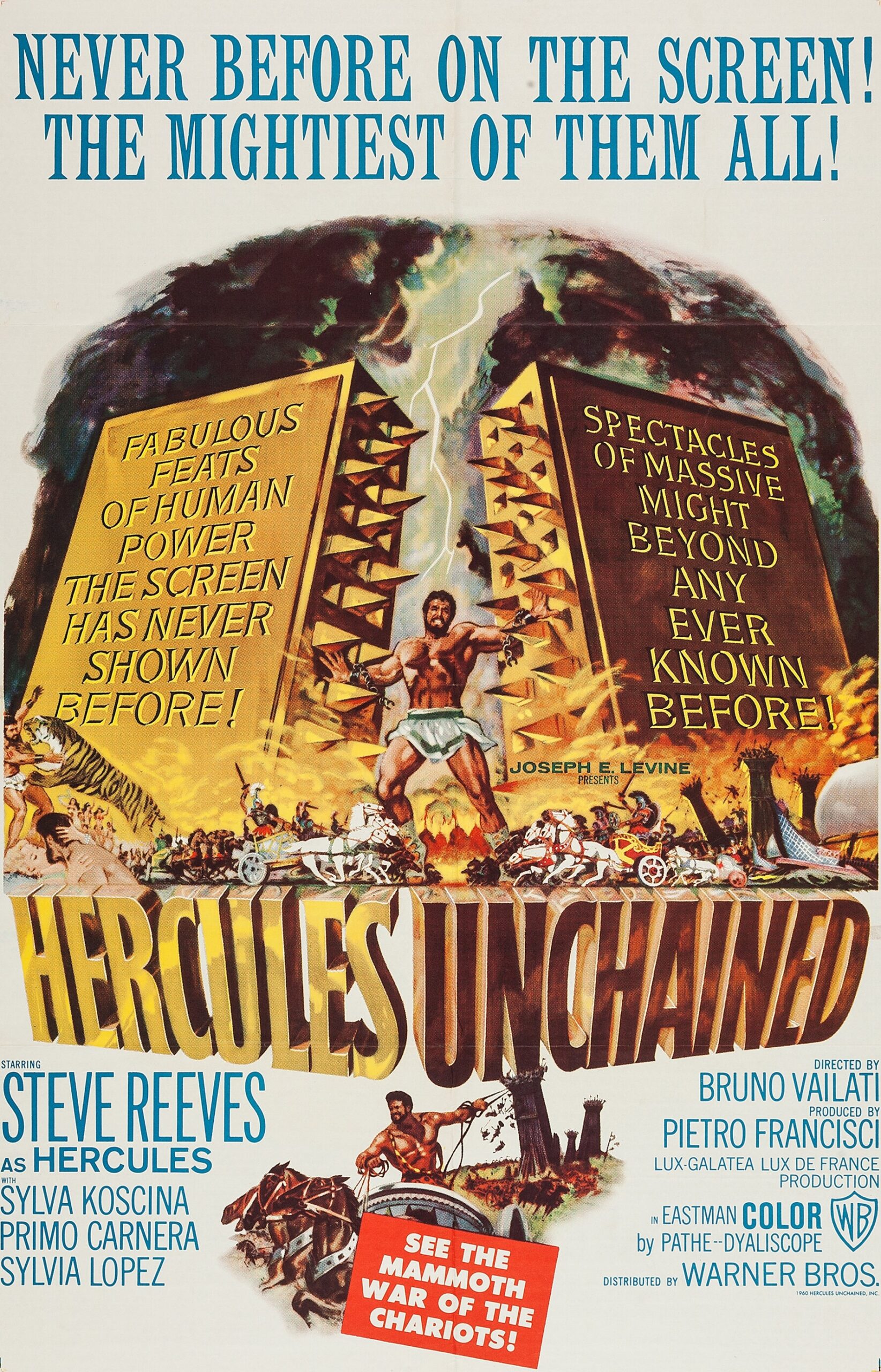 "Hercules Unchained" movie poster